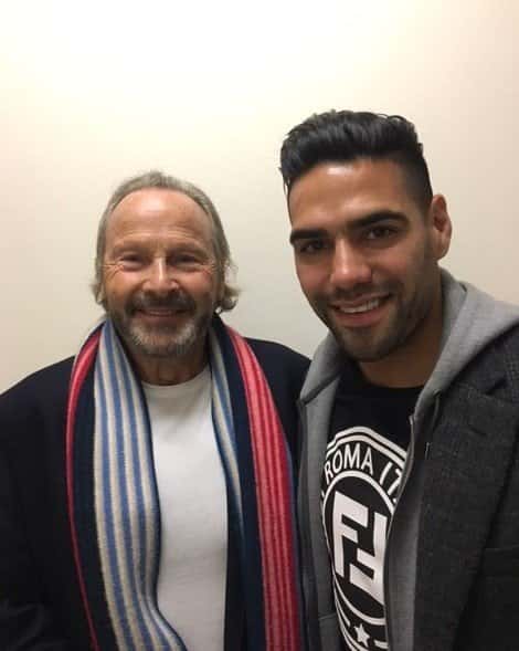 With Radamel Falcao in Monaco