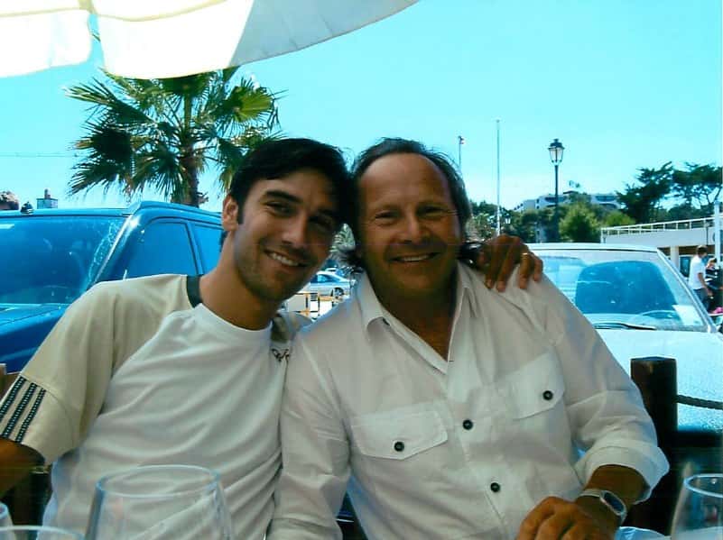 With Paulo Ferreira – Cup Final Day