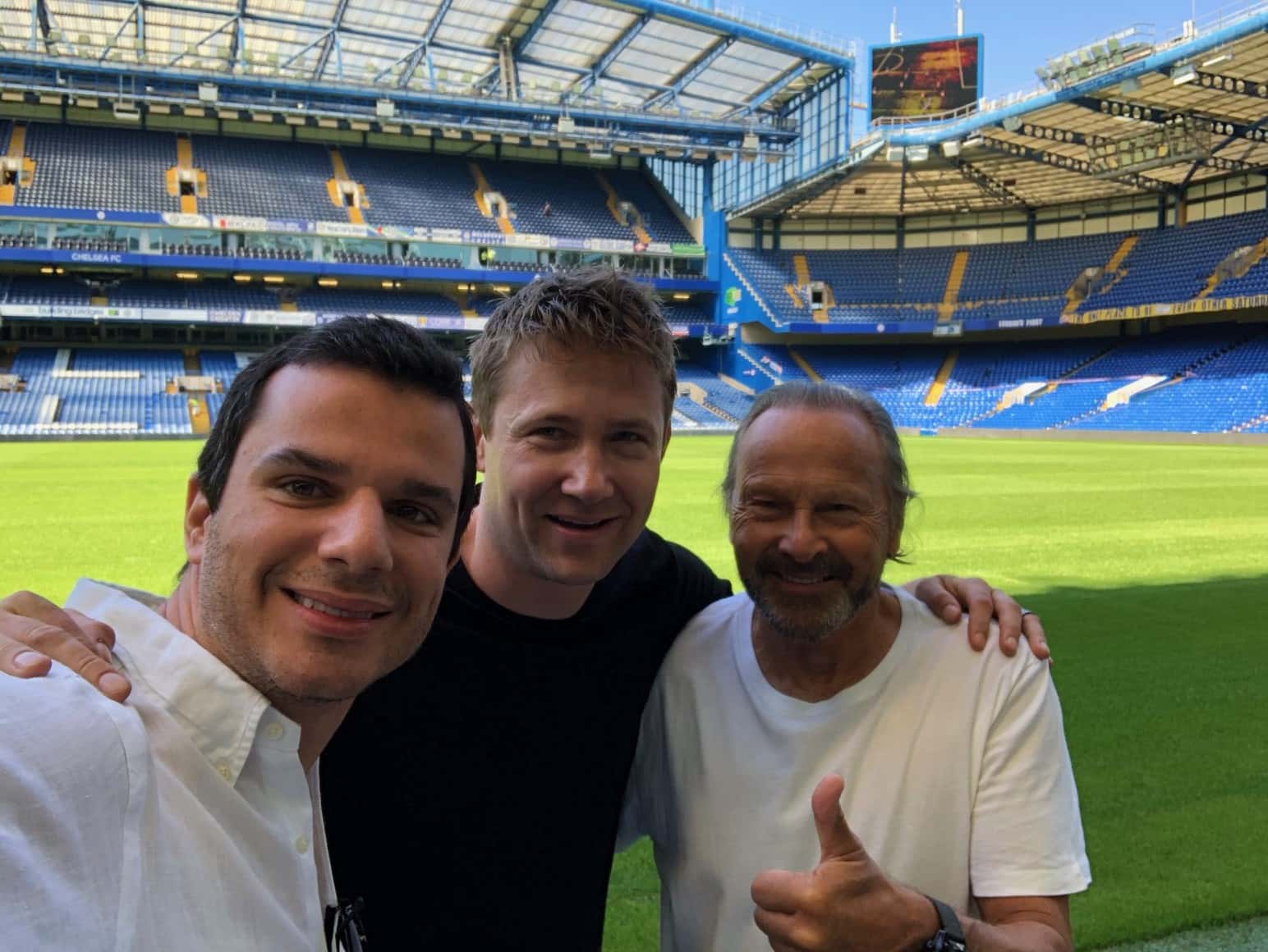 Pre-game at Chelsea