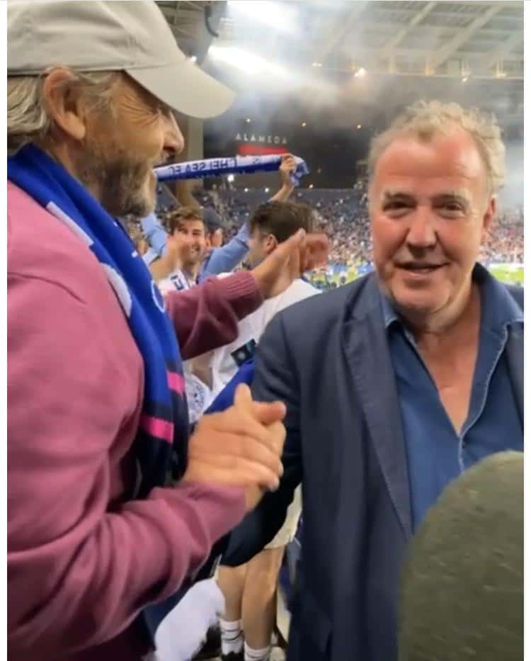 With Jeremy Clarkson at Chelsea